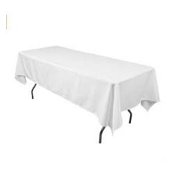 72"x120" Table Cover White...