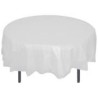 90" Table Cover Round-White