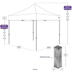 10 ft x 10 ft Pop-up Tent