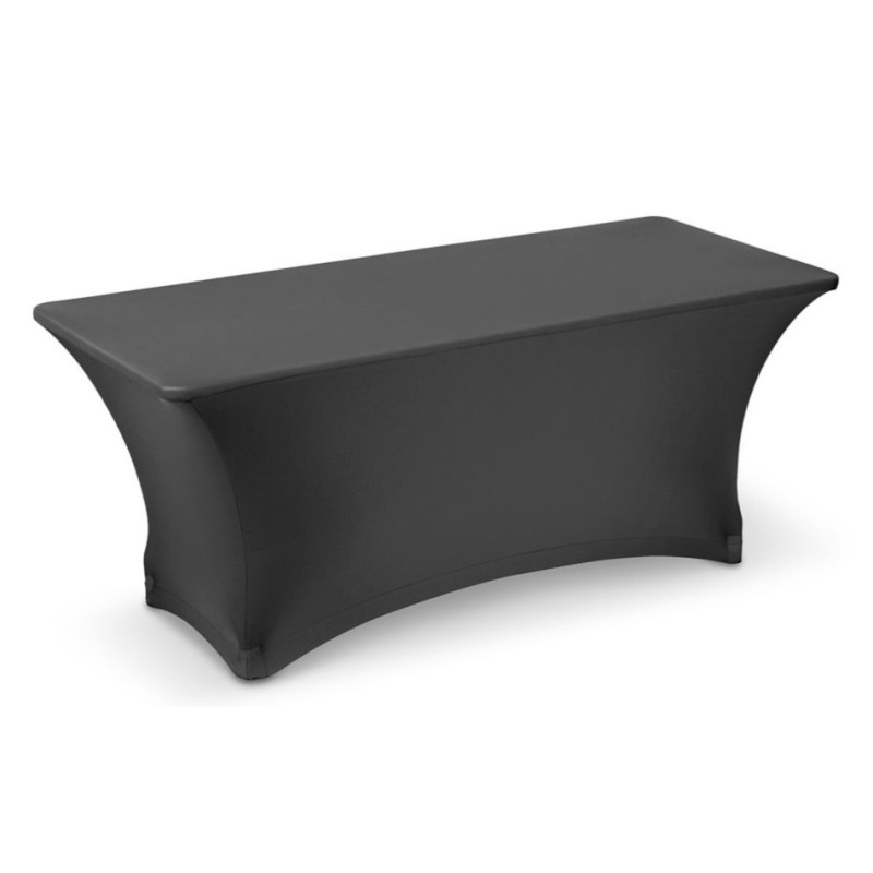 8FT Spandex Table Cover-Black