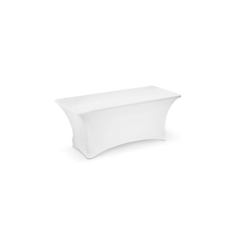 8FT Spandex Table Cover-White