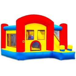Red-Yellow-Blue Bouncer with Slide